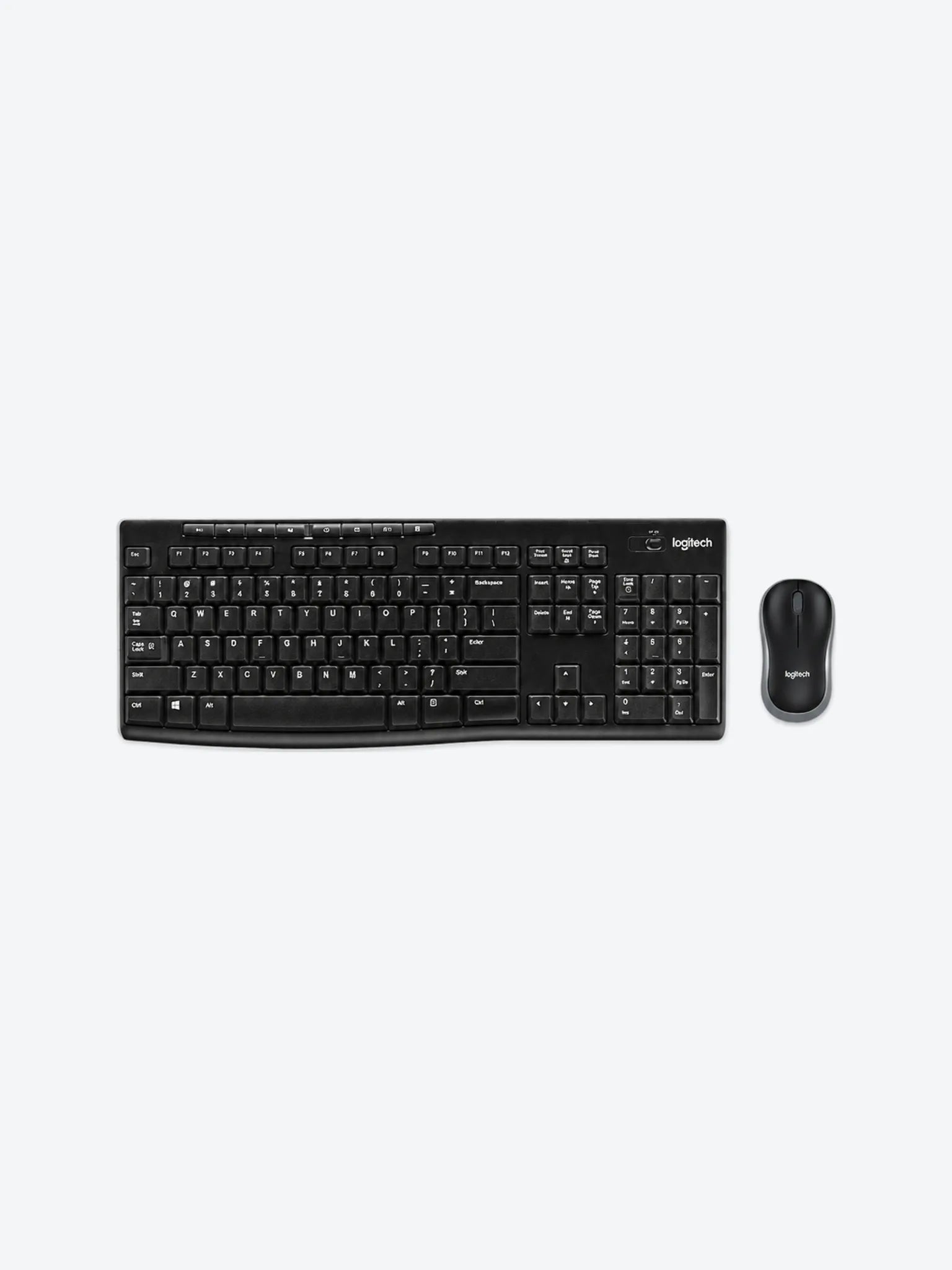 COMBO LOGITECH TECLADO Y MOUSE INALÁMBRICO MK270 NEGRO