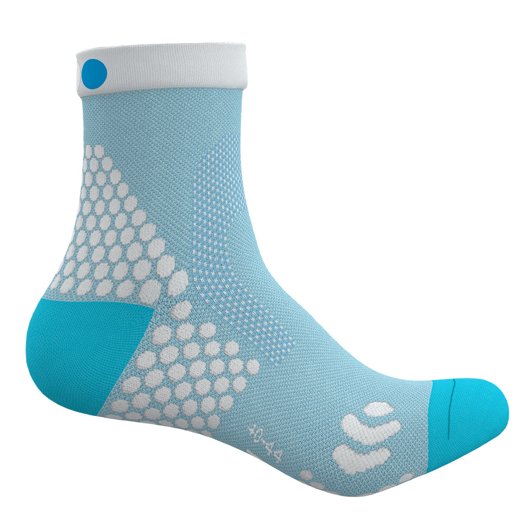 CALCETINES PATA DE CHUCHO CARRERA - TALLA L (CELESTE)-4