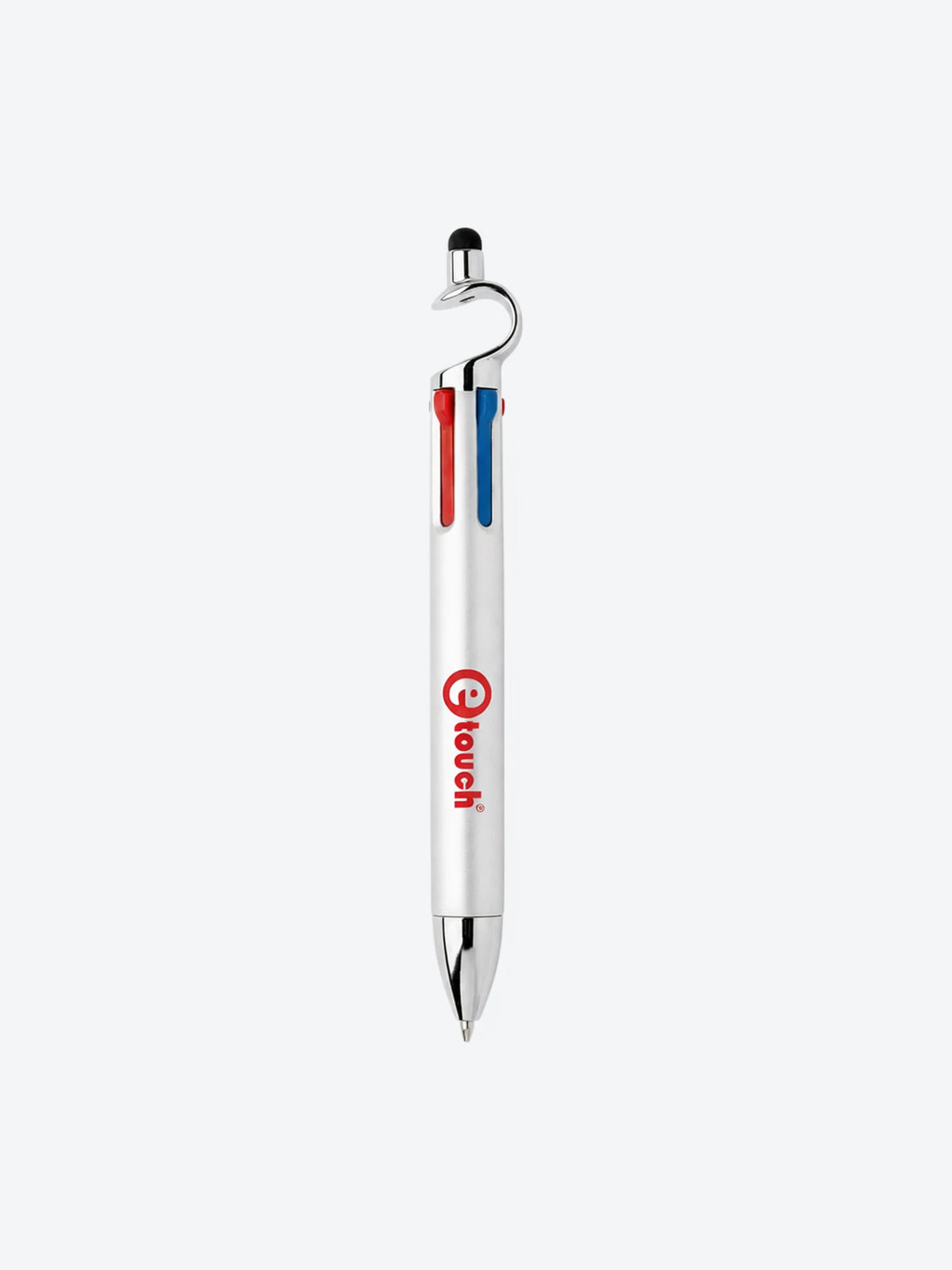 Boligrafo Promocional Etouch Multicolores con Logo Rojo