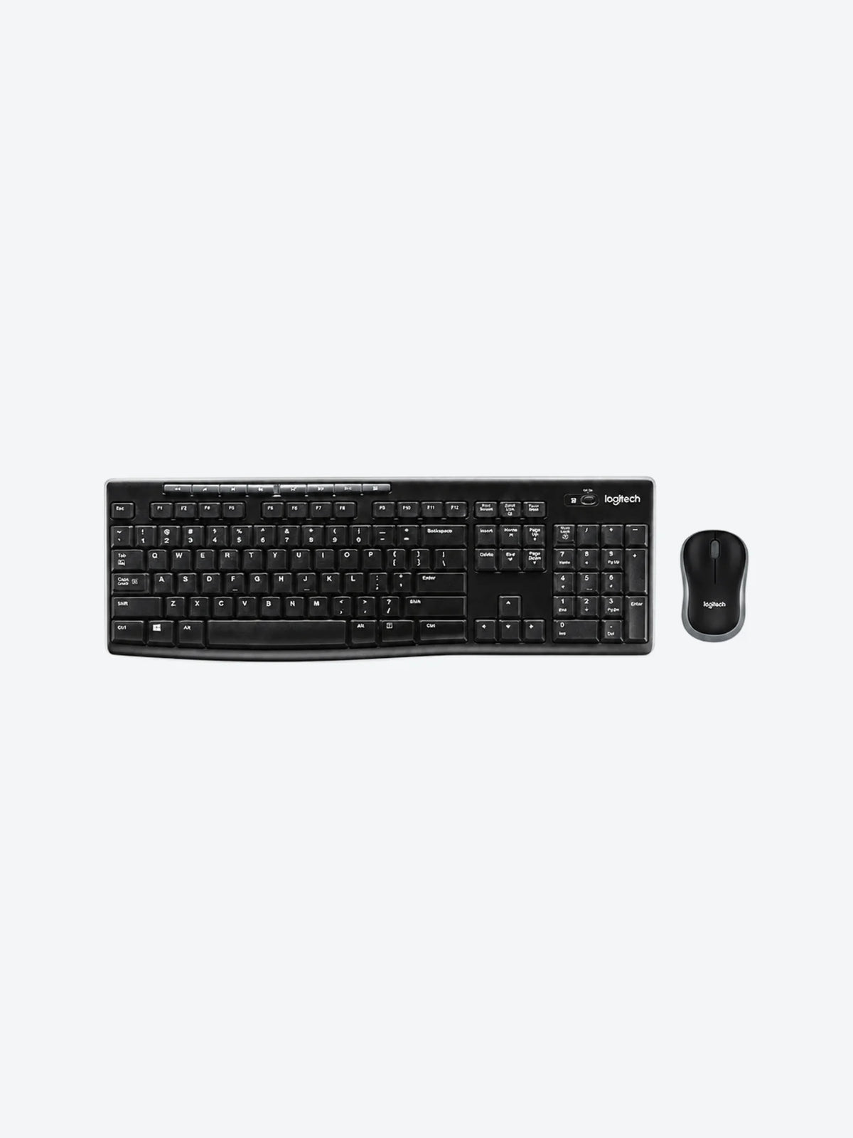 Logitech MK270 Wireless Combo - Juego de teclado y ratón - inalámbrico - 2.4 GHz - inglés - negro-1