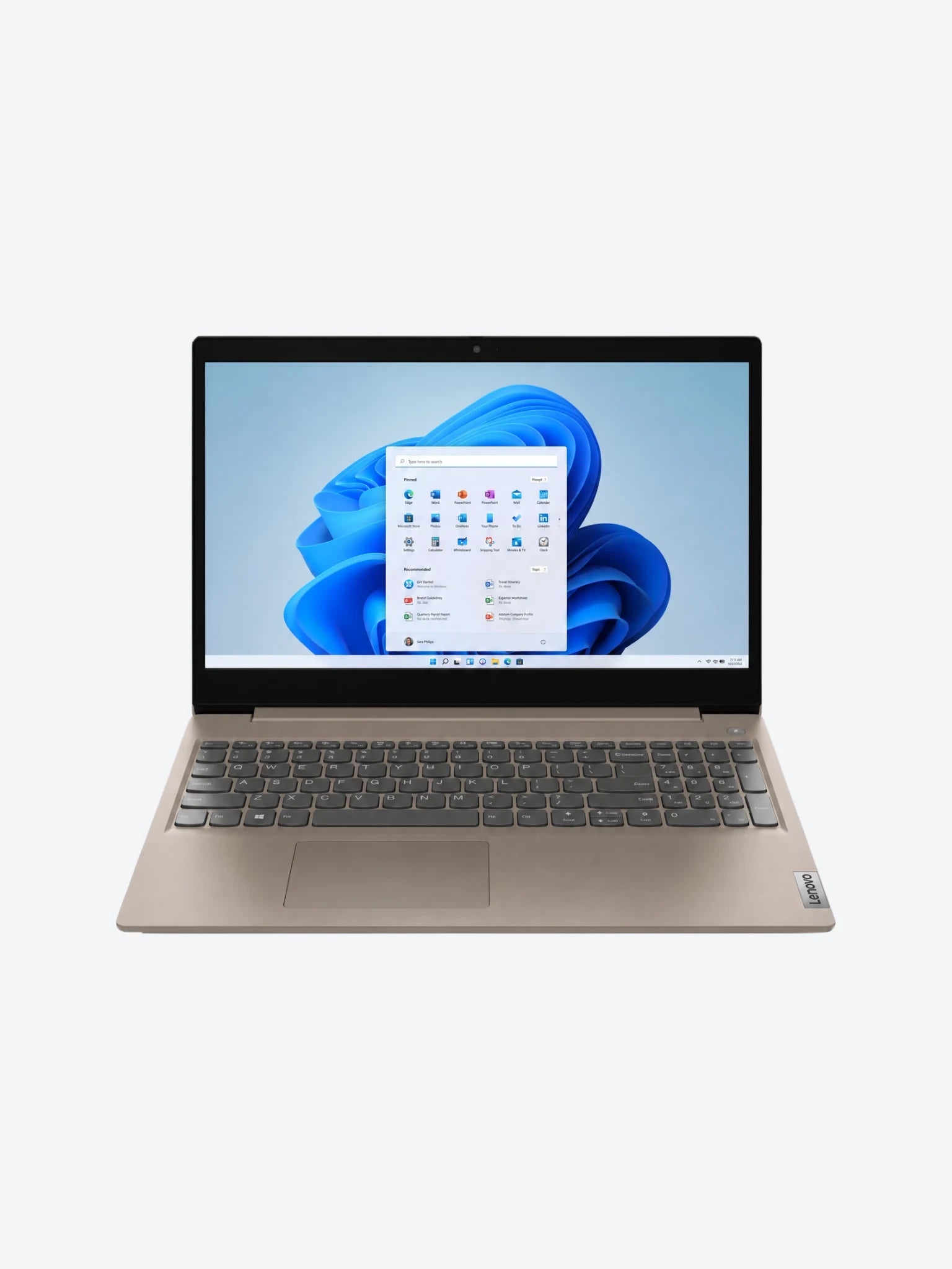 Laptop Lenovo 3 15ITL05 Core I3-1115G4 128GB SSD 4GB RAM 15.6" 1920x1080 WIN11 S Color Almendra Seminueva