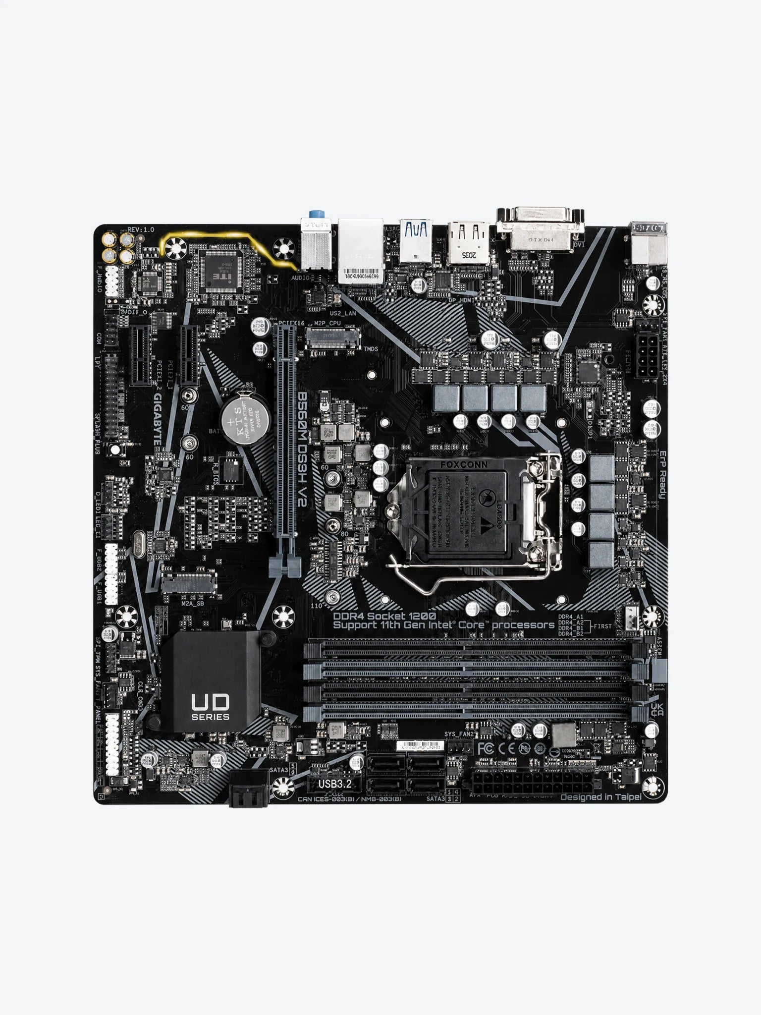 Tarjeta Madre Gigabyte B560M DS3H V2 Intel