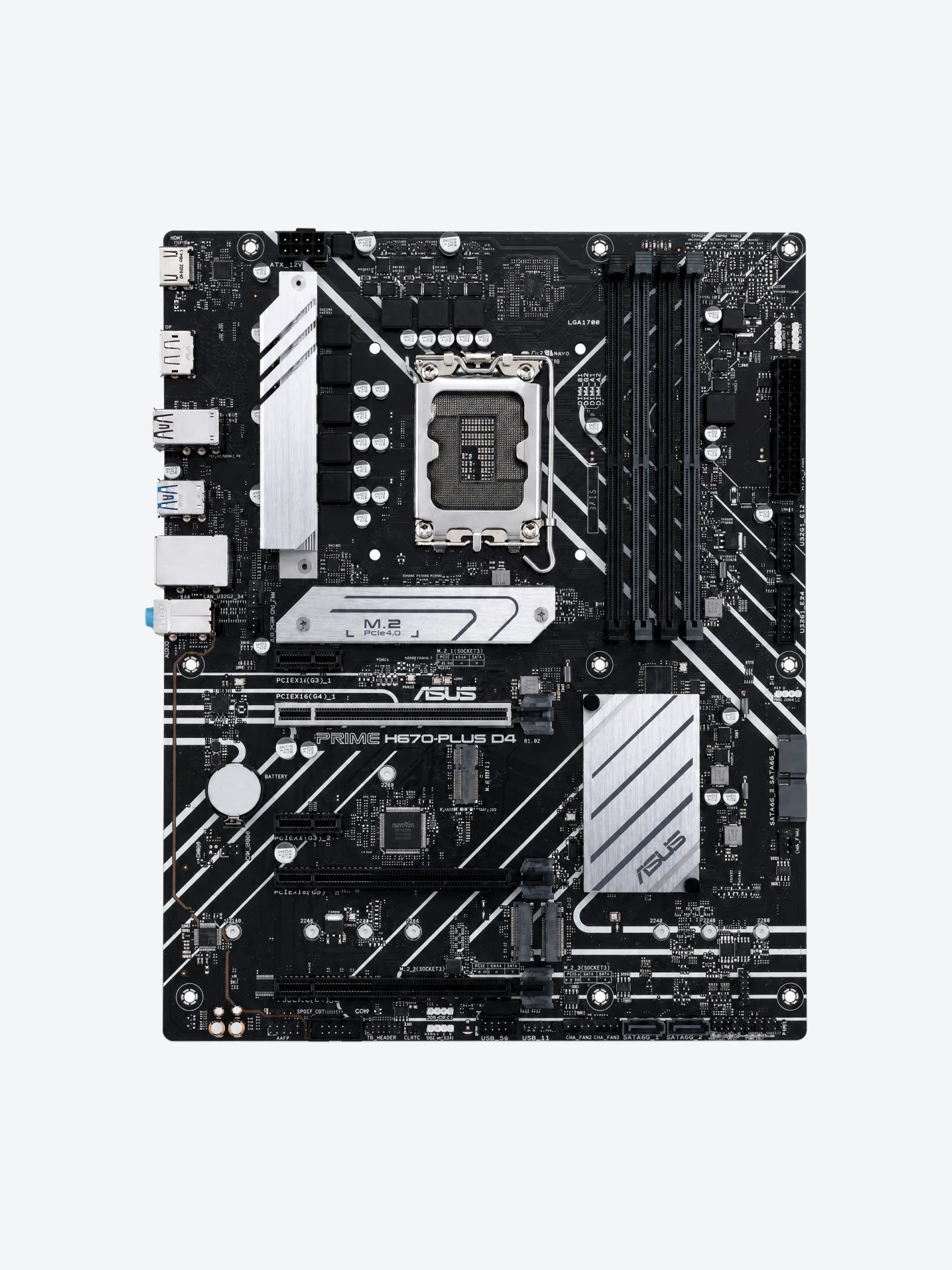 Tarjeta Madre Asus Prime H670-Plus D4 1700