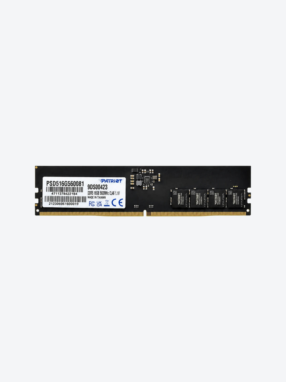 Memoria RAM Patriot 9DS00423-PSD516G560081 16GB PC Signature DDR5 5600MHZ CL46 1.1V Color Negro