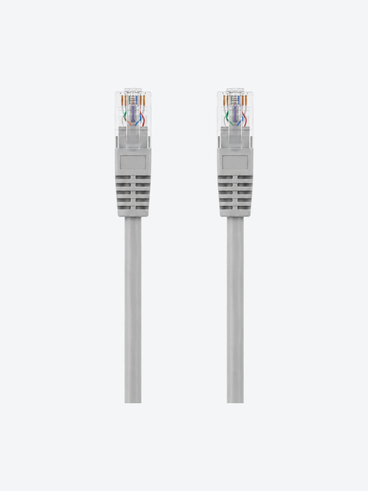 Nexxt - Cable de interconexión - RJ-45 (M) a RJ-45 (M) - 2.1 m - UTP - CAT 5e - moldeado, trenzado - gris