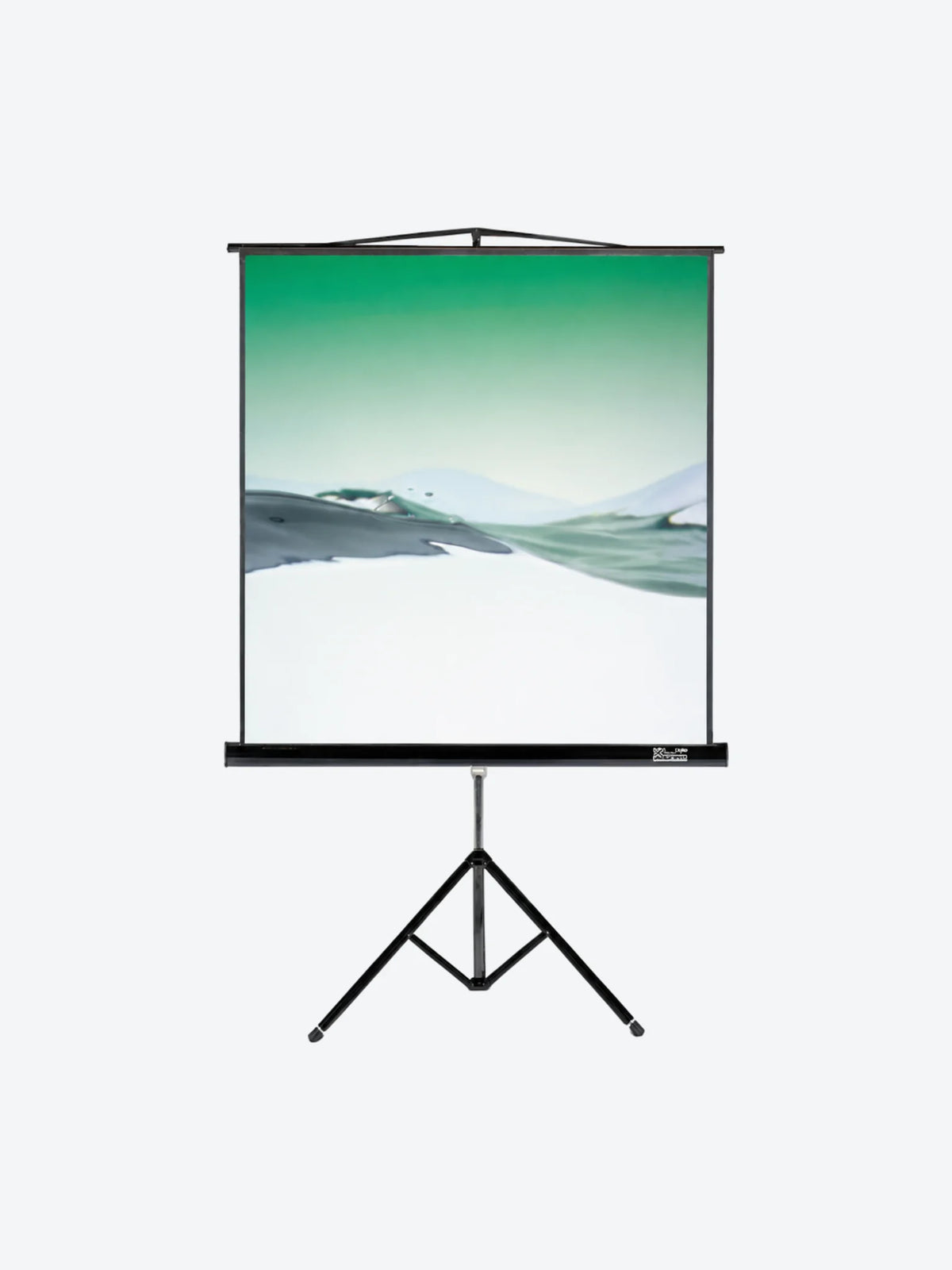 Klip Xtreme KPS-102B - Pantalla de proyección con trípode - 86 pulgada ( 218 cm ) - 4:3 - Matte White - negro-1