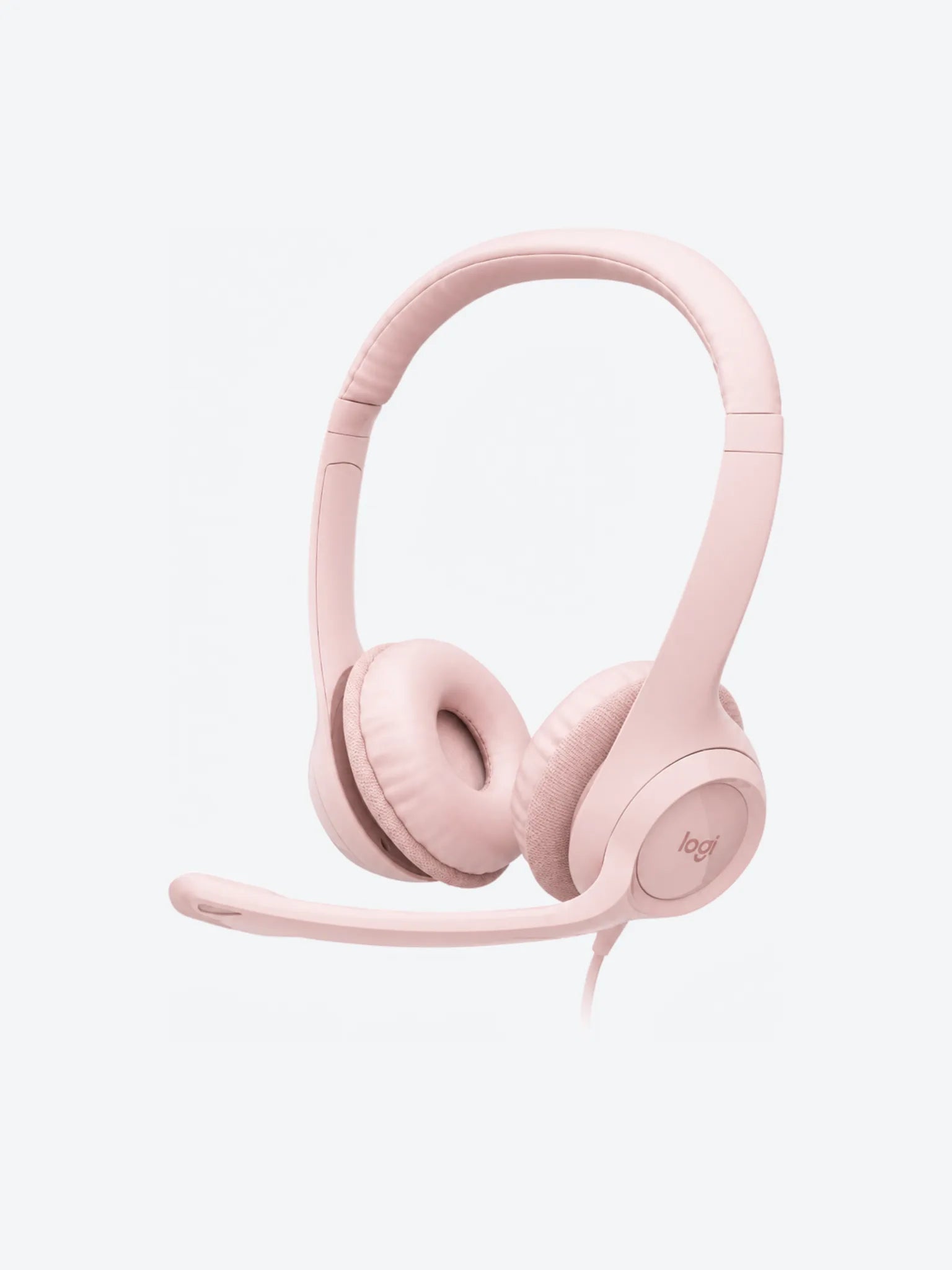 AUDIFONOS CON MICROFONO LOGITECH USB H390 ROSA