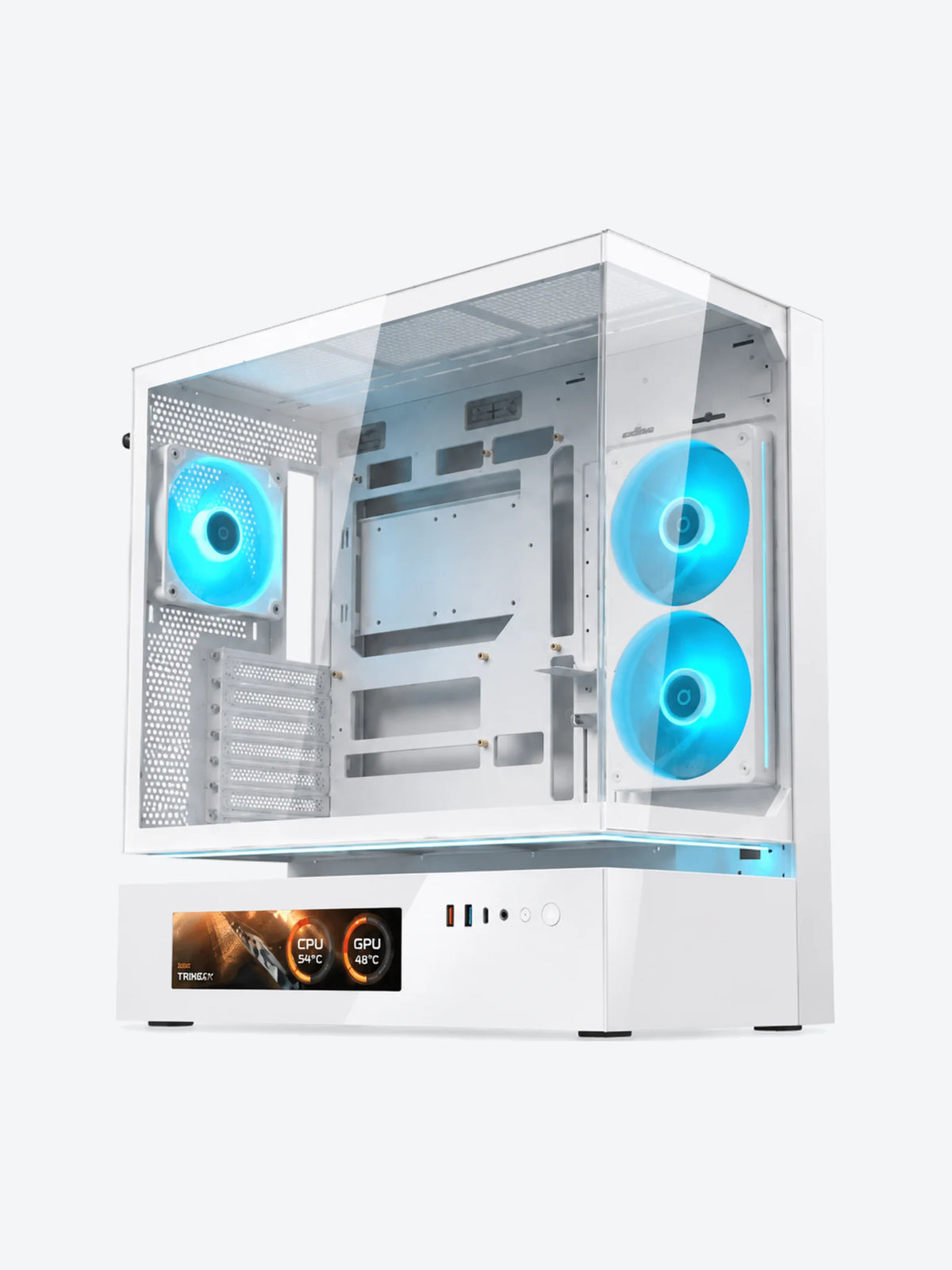 Case Gaming Cougar CFV235 Vision Media Torre ATX Blanco (Sin Fuente)