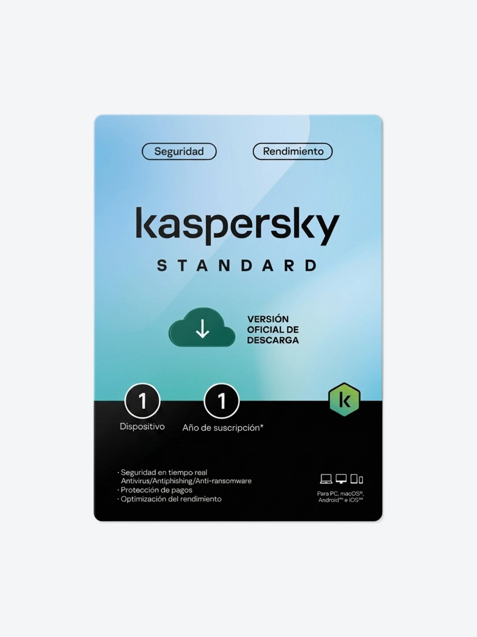 Kaspersky STANDARD / 1 dispositivo / 1 año / base-2