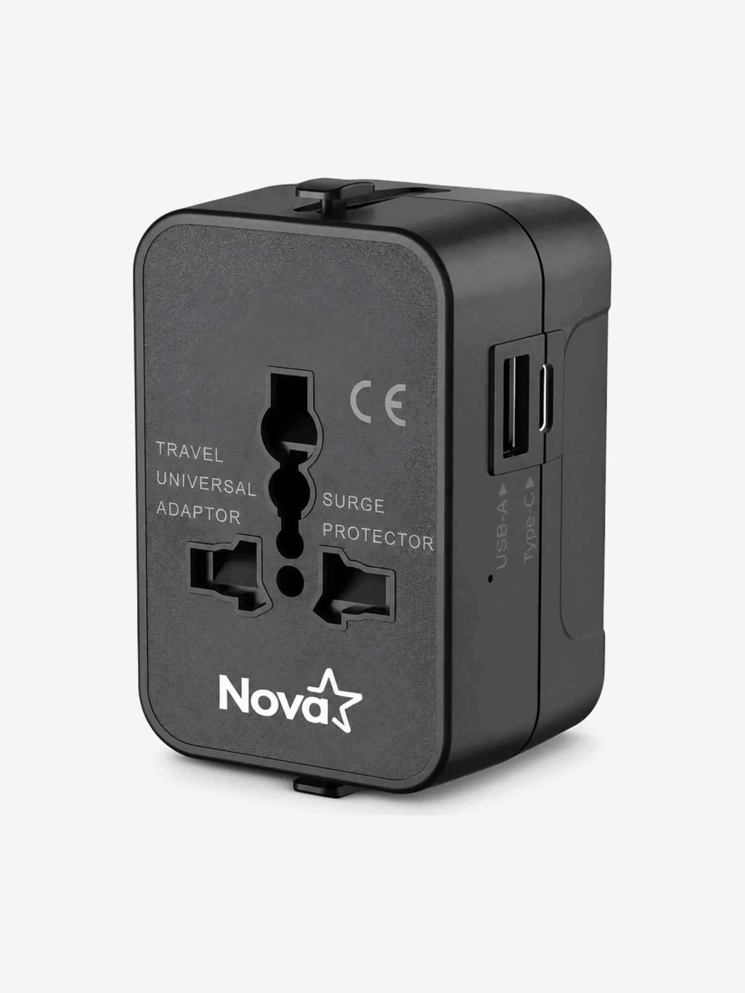 ADAPTADOR UNIVERSAL NOVA FEU10200001C USB-A / USB-C PD 600W-1440W NEGRO