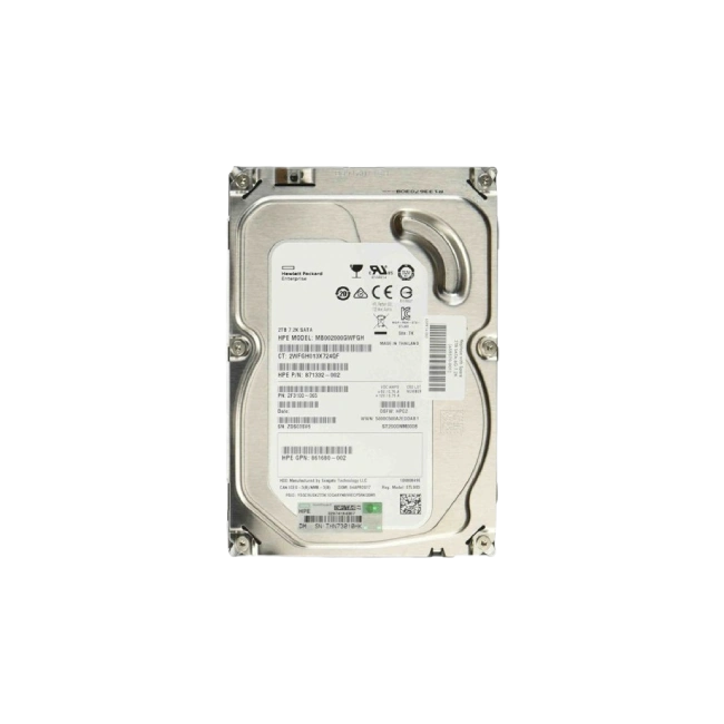HP 2TB 6G SATA 3.5in NHP MDL HDD
