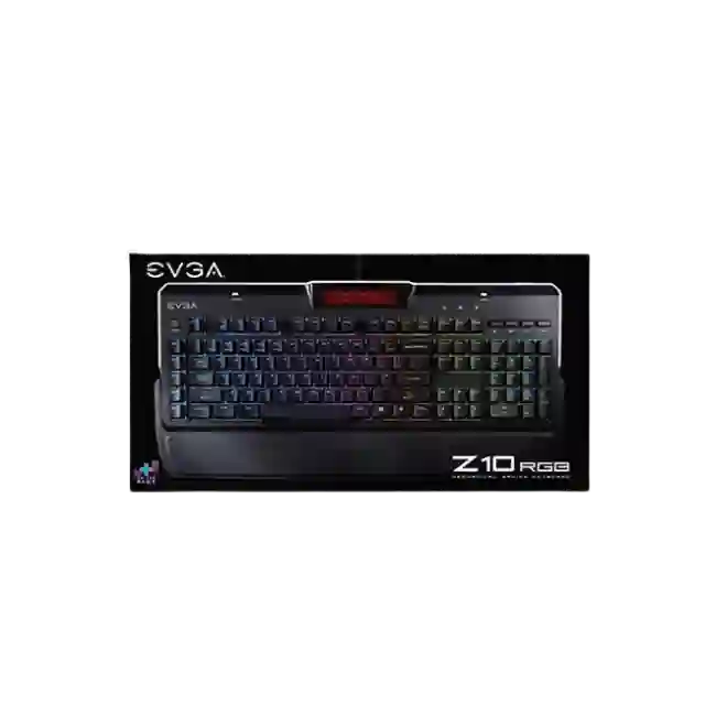 TECLADO GAMING EVGA USB Z10 RGB INGLES COLOR AZUL-1