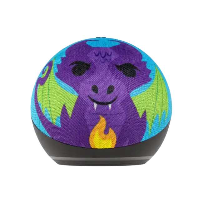 Bocina Amazon Echo Dot Kids 5ta Generación Modelo 2022 Modelo Dragon-4