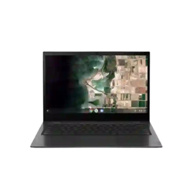 Laptop Lenovo Chromebook 14e 81MH000BUS AMD A4-9120C 32GB eMMC 4GB RAM DDR4 14" 1920x1080 FHD Touchscreen Chrome OS Color Gris Seminueva-1