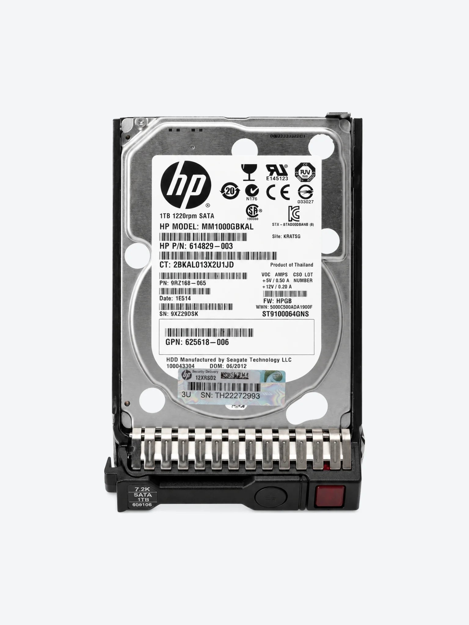 HP 1TB 6G SATA 7.2K 2.5IN SC M-1