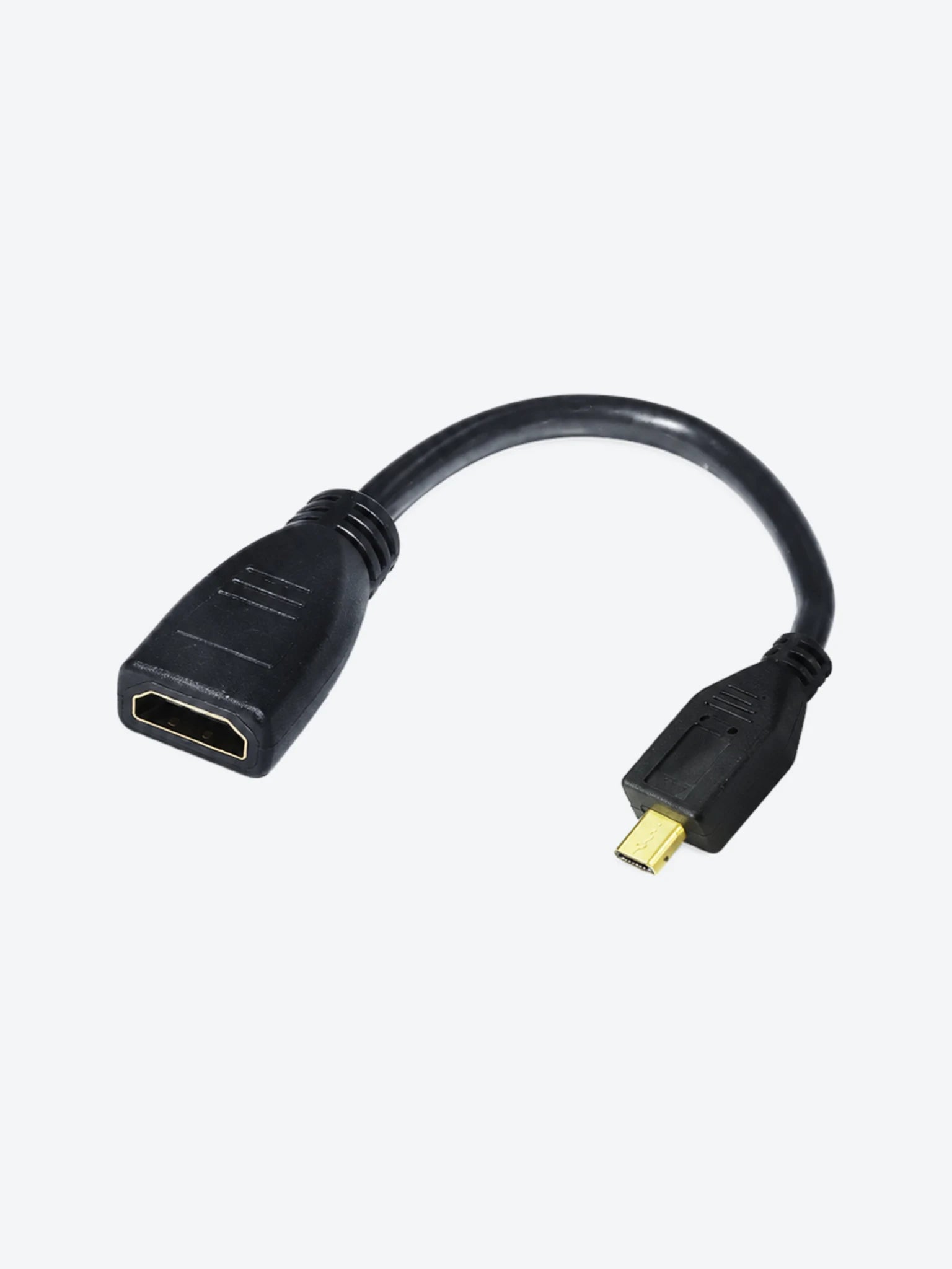 CABLE ADAPTER ARGOM MICRO HDMI MALE TO HDMI FEMALE 6"/15CM