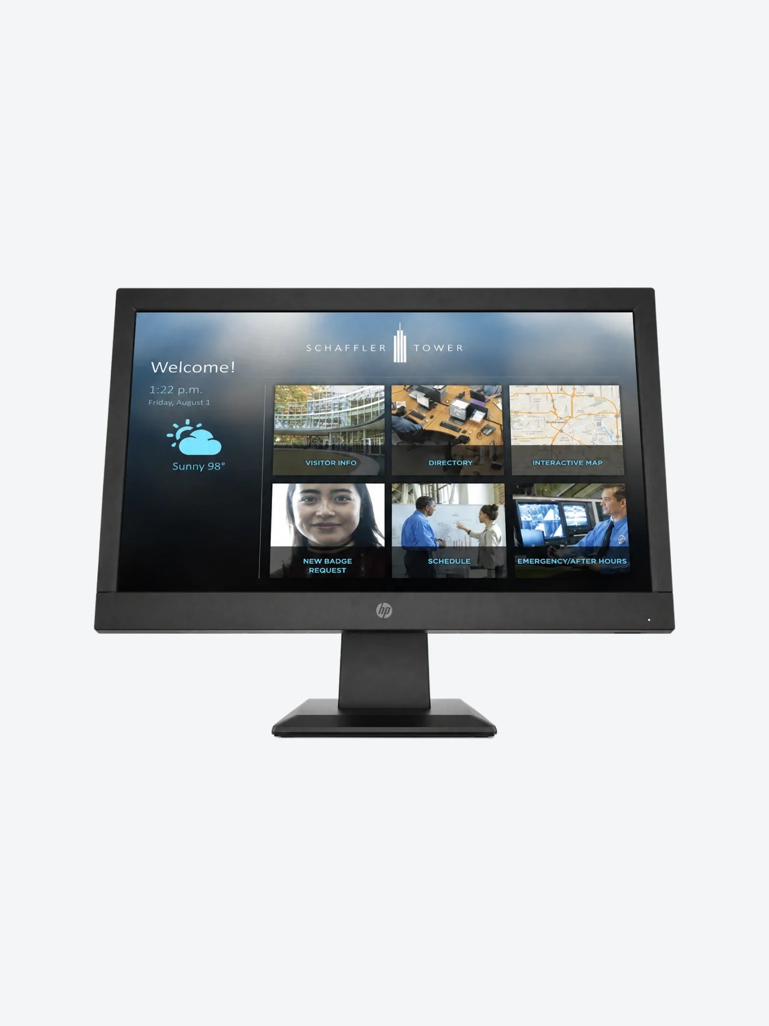 Monitor HP P19B G4 18.5" 1366x768 HDMI VGA-1
