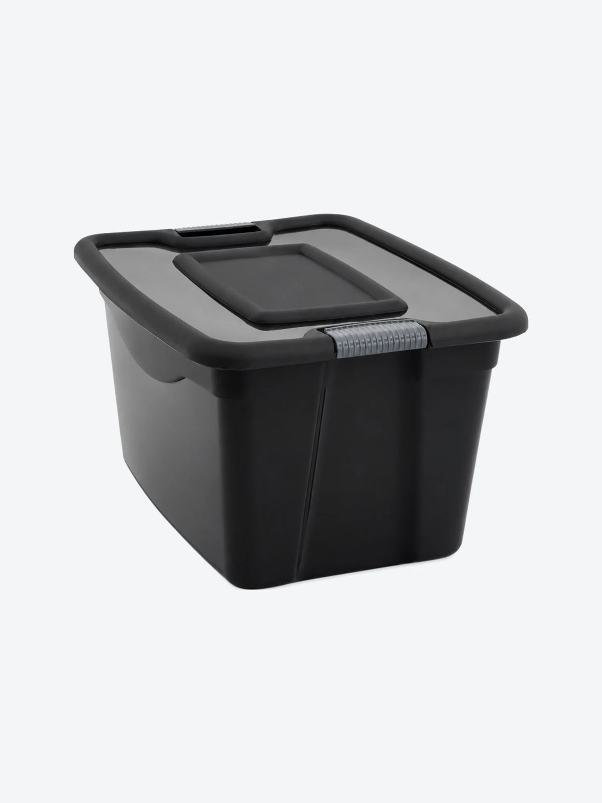 CAJA PLASTICA CLICK, 19L, 23X31X39CM, NEGRA, GORILA-1