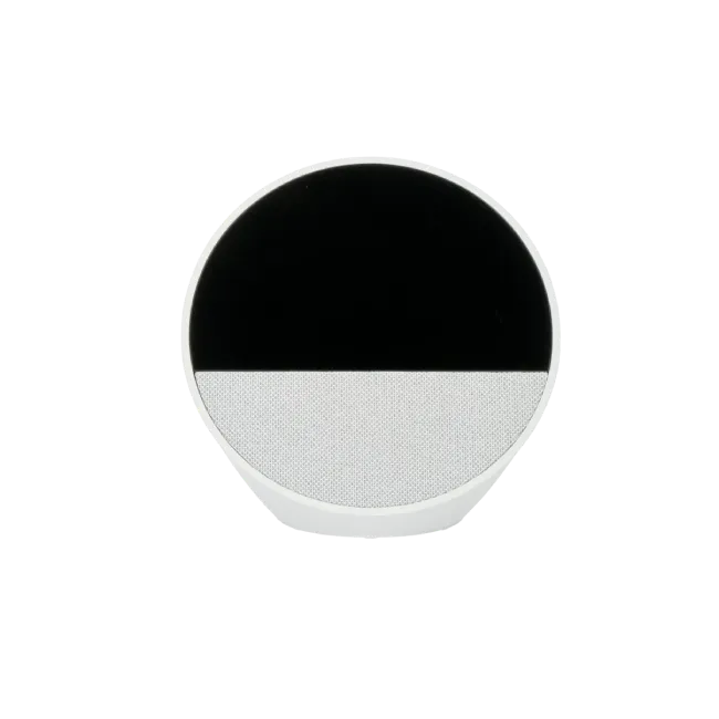 Bocina Inteligente Amazon Echo Spot Con Reloj y Despertador Color Blanco-1