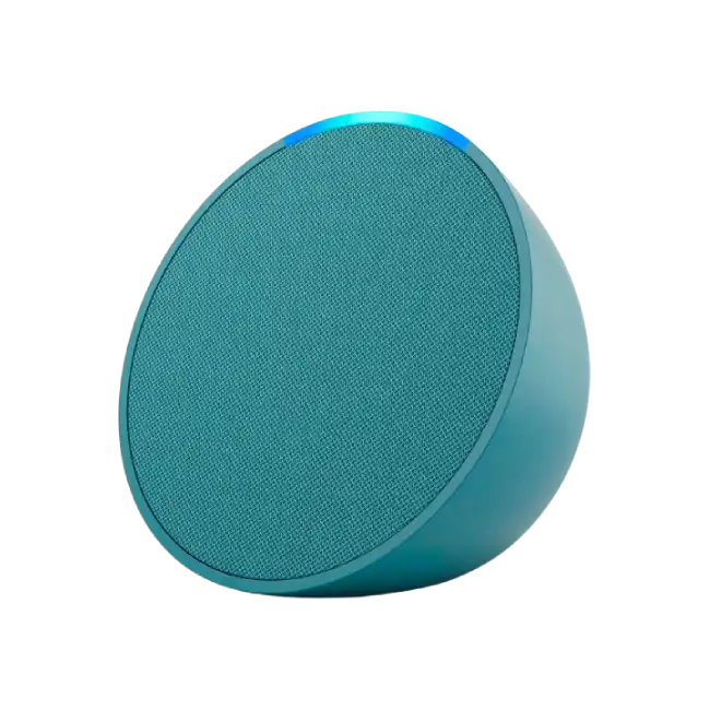 Bocina Amazon Echo Pop 1Era Generacion con Alexa Color Azul Verdoso