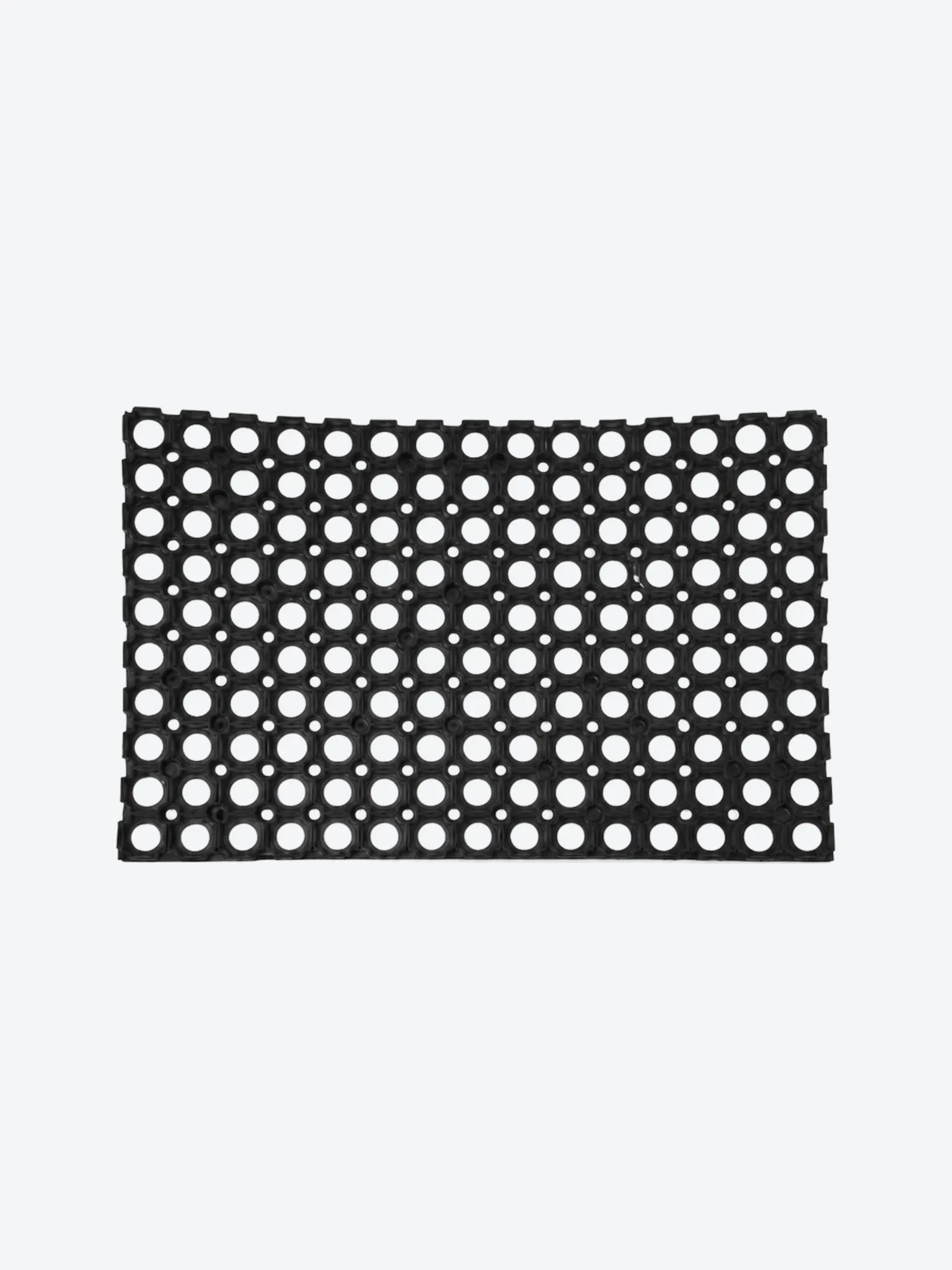 TAPETE EXTERIOR, 40X60CM, CAUCHO CON AGUJEROS-1