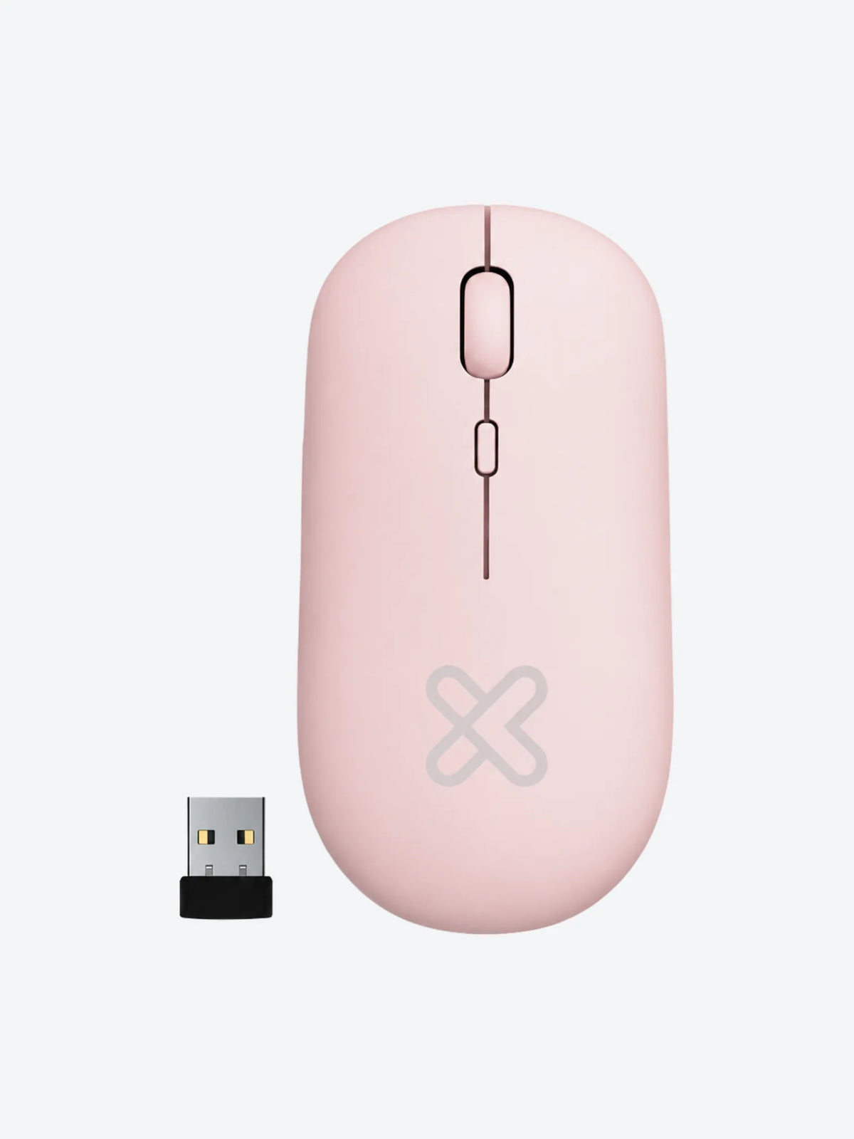 Klip Xtreme - Mouse - 2.4 GHz - Wireless - Pink - Slim
