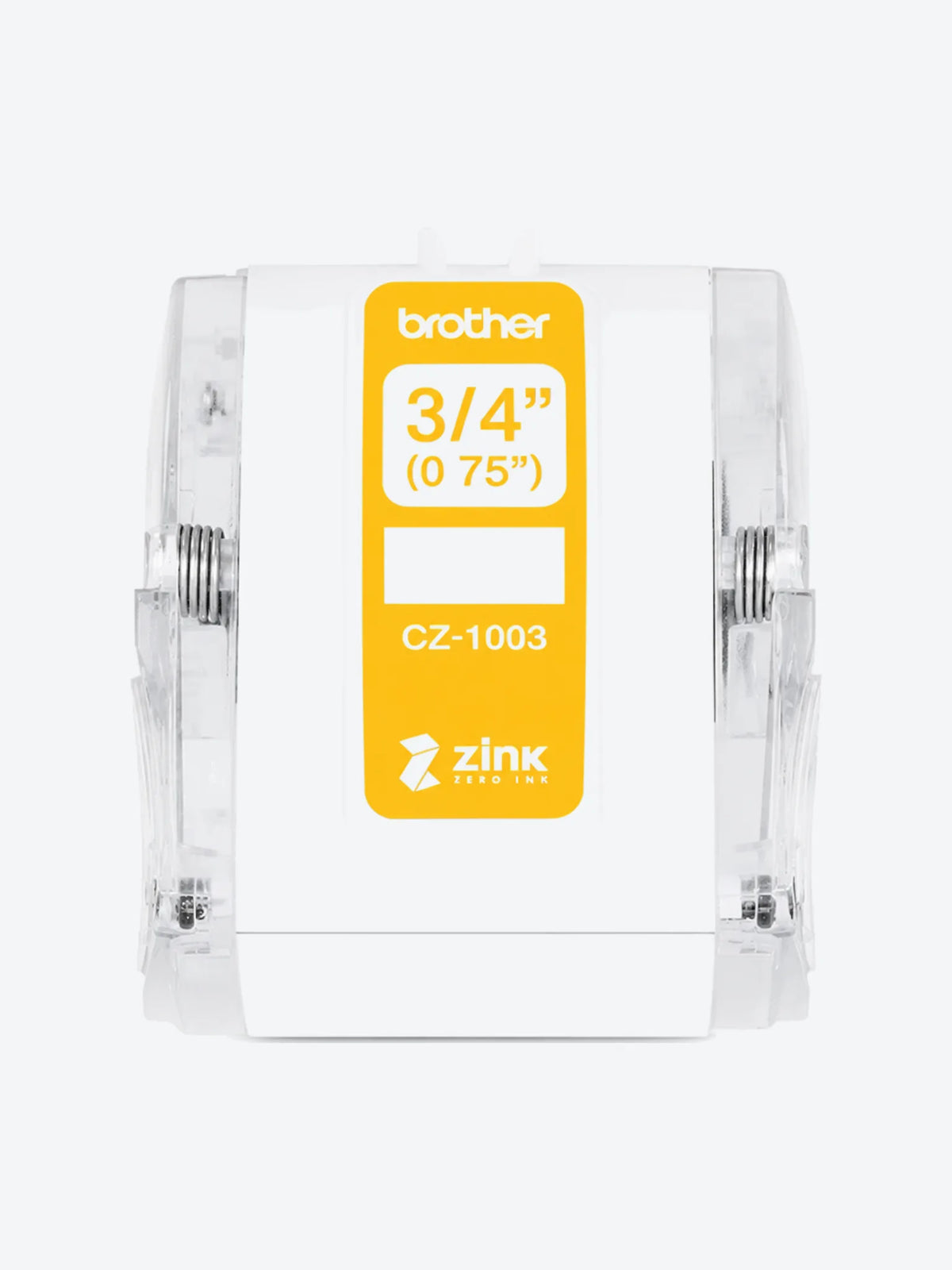 CINTA ADHESIVA CONTINUA A COLOR BROTHER CZ1003 ZERO INK 19MM X 5M COMPATIBLE CON IMPRESORA VC-500W-1