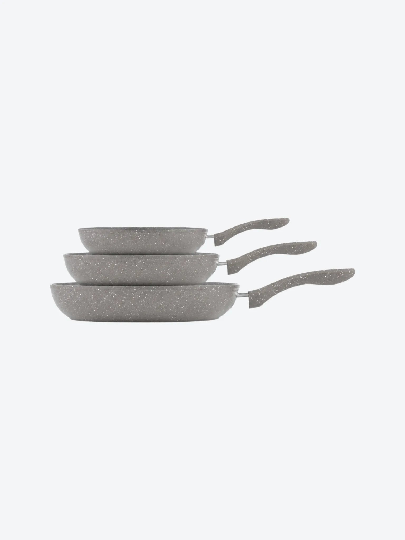 Juego de Sartenes Picca PI003SSMP Pietra 20" 24" 28" Color Marmol Gris