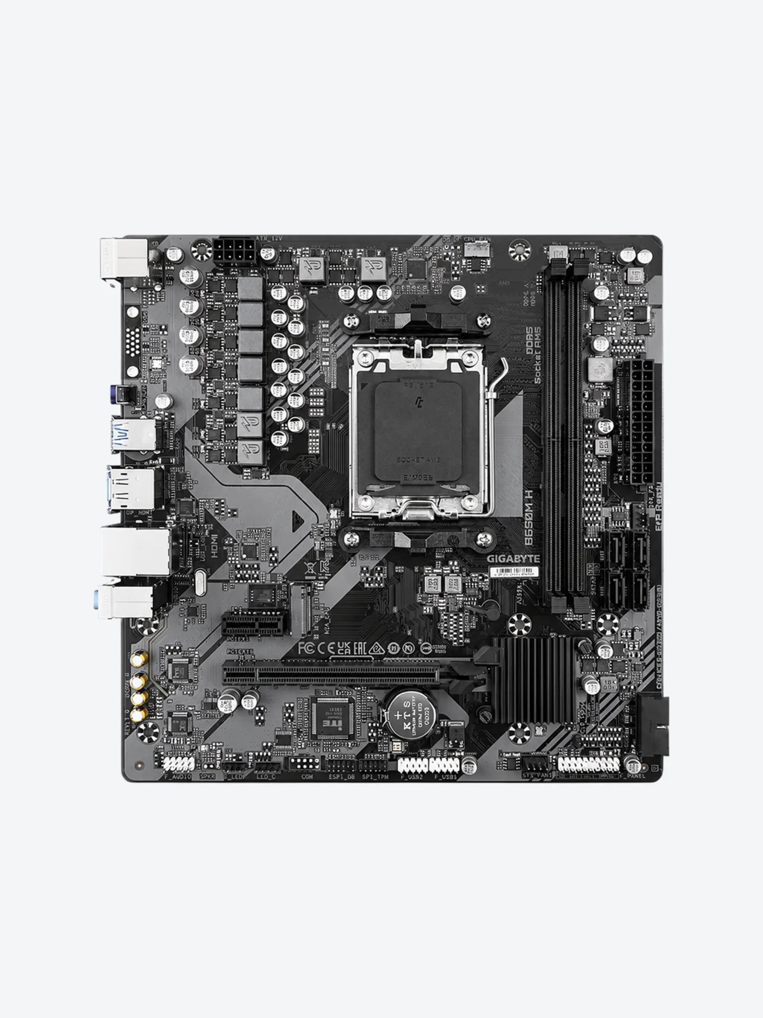 Tarjeta Madre Gigabyte 9MB65MH-00-G13 B650M-H AM5 Micro ATX DDR5