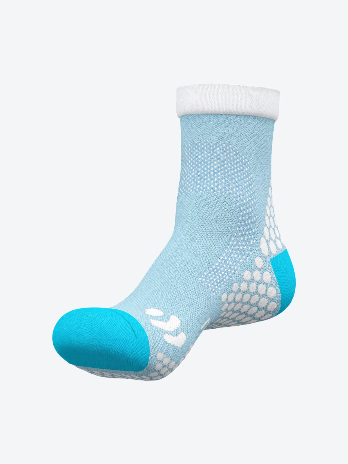 CALCETINES PATA DE CHUCHO CARRERA - TALLA L (CELESTE)