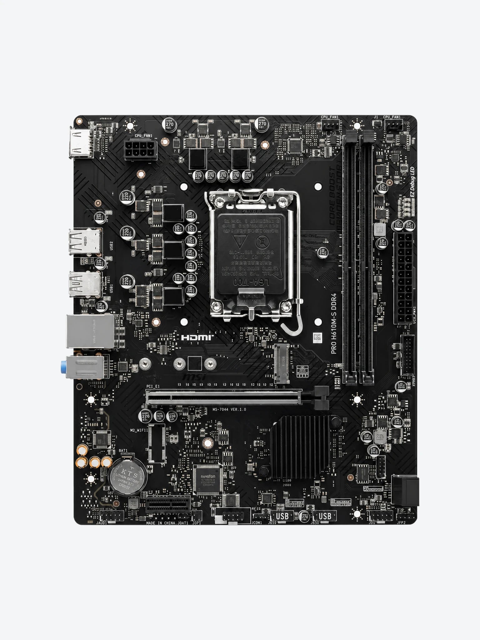 Tarjeta Madre MSI PRO H610M-S 911-7E44-013 DDR4 LGA 1700