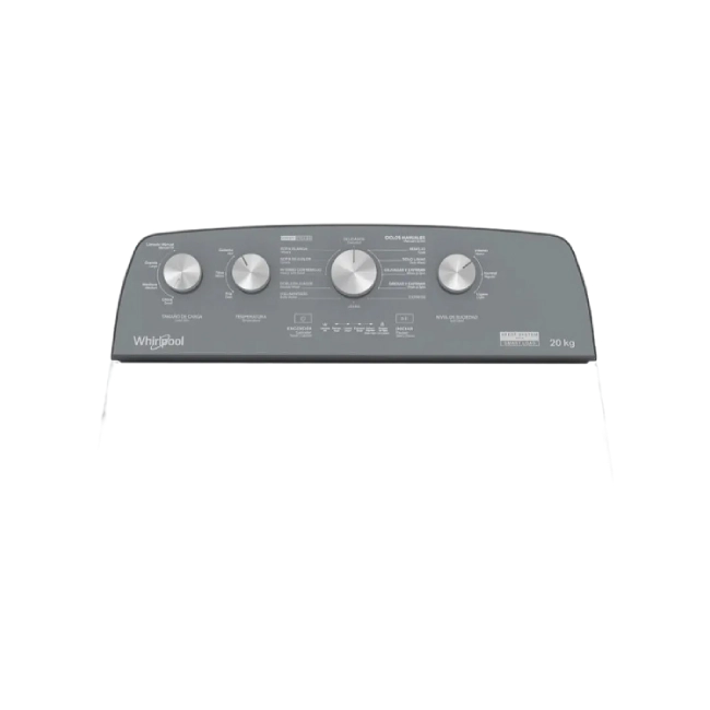 Lavadora Whirlpool Carga Superior 20Kg Xpert System con Llenado Manual Color Blanco-5