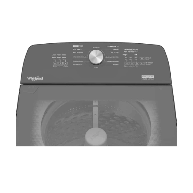 Lavadora Whirlpool Carga Superior 24Kg Xpert System Con Agitador Automatica Color Blanco-4