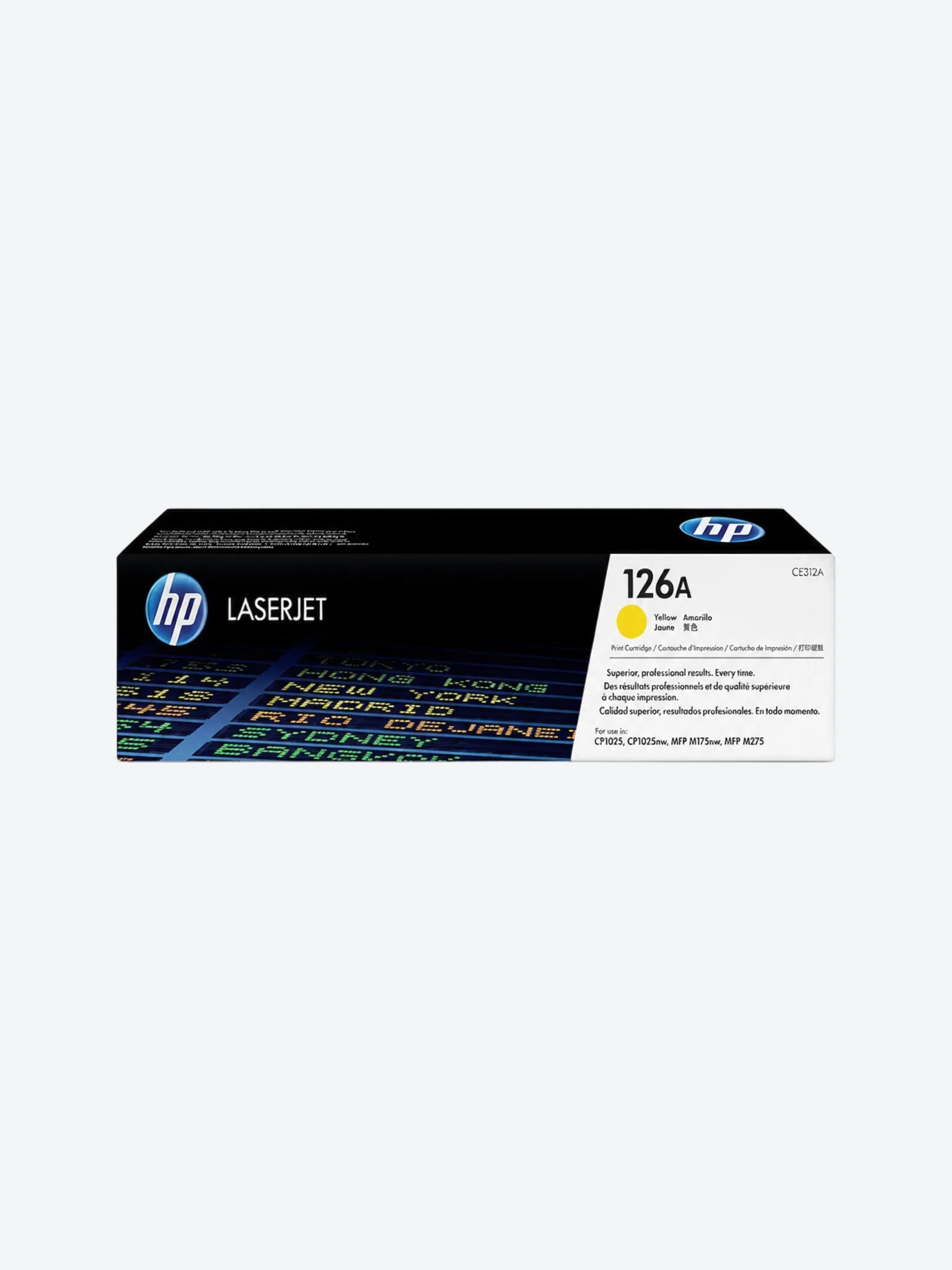 HP 126A - Amarillo - original - LaserJet - cartucho de tóner (CE312A) - para Color LaserJet Pro CP1025; LaserJet Pro MFP M175; TopShot LaserJet Pro M275