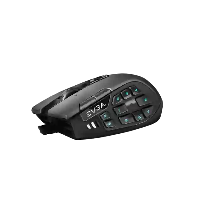 Mouse EVGA Gamer USB X15 MMO 904-W1-15Bk-KR-3