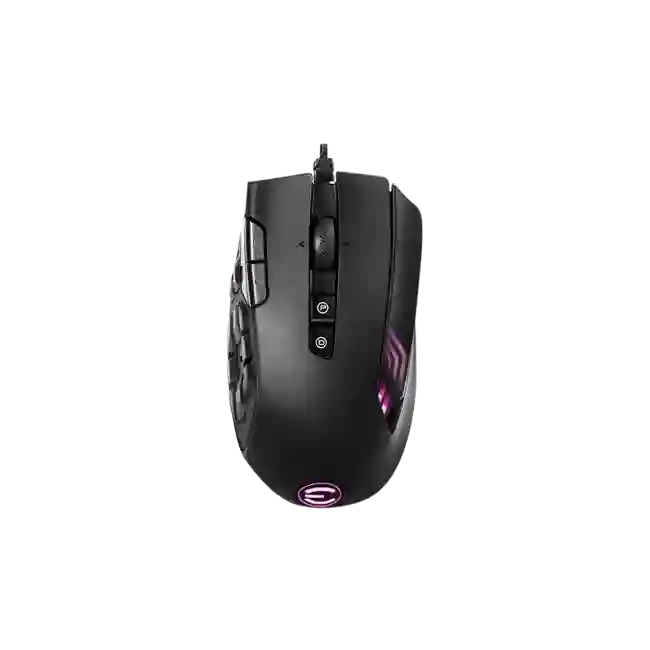 Mouse EVGA Gamer USB X15 MMO 904-W1-15Bk-KR-4