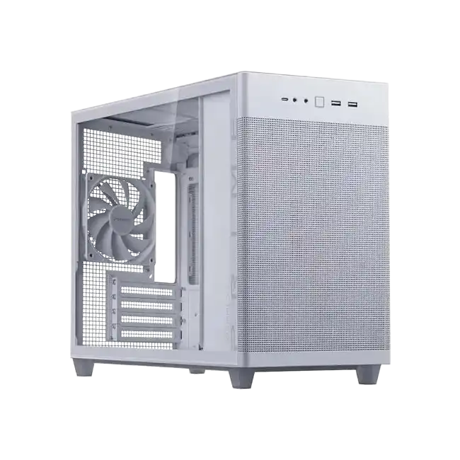 Case Gamer Asus 90DC00G3-B38010 Prime AP201 Vidrio Templado Color Blanco-7
