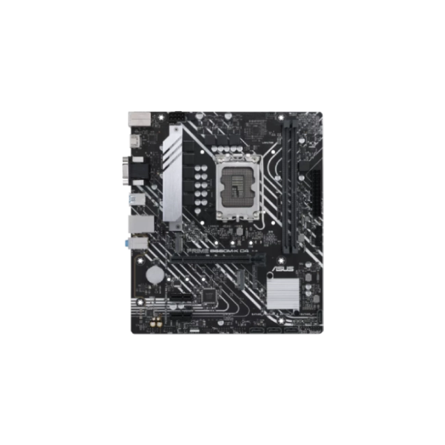 Tarjeta Madre Asus Prime B660M-K D4 LGA1700 Intel B660 D-Sub/ HDMI USB 3.2 Gen 1 Dual M.2 SATA Pcle 4.0 x16-3
