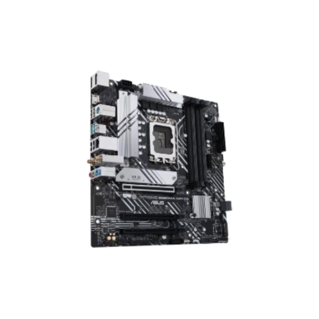Tarjeta Madre Asus Prime B660M-A WiFi D4 Aura Sync LGA1700 Intel B660 USB 3.2 Gen2 WiFi 6 Tipo C Dual M.2 SATA Pcle X16-2