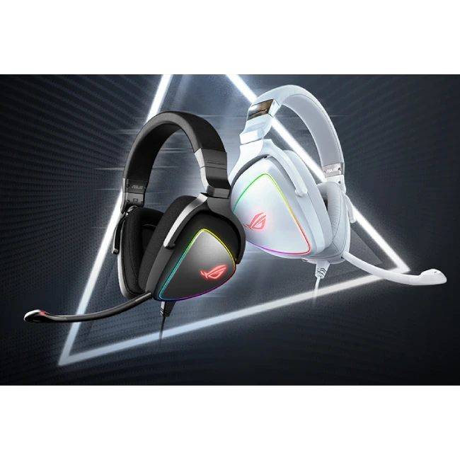 HEADSET GAMING ASUS ROG DELTA COLOR BLANCO
