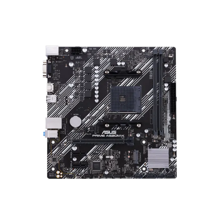 Motherboard Asus A520M-K 90MB1500-M0EAY0 AM4 2 DDR4 M.2 PCIe USB 3.2 7.1 CH Audio-3