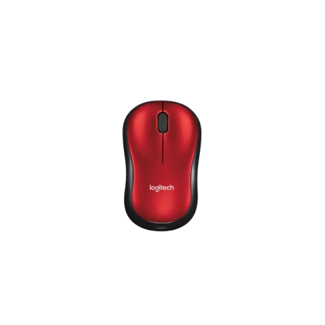 MOUSE M185 INALAMBRICO 2.4GHZ COLOR ROJO LOGITECH-3