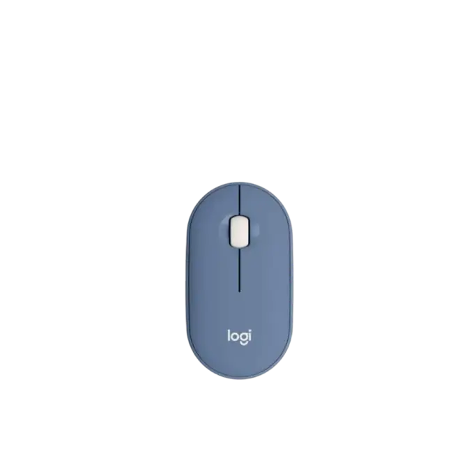 Mouse Logitech M350 Pebble Inalambrico Color Gris Azulado