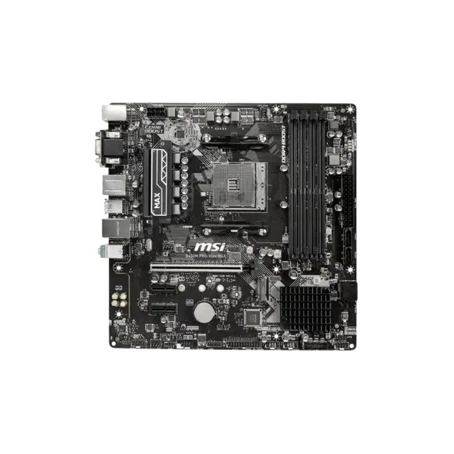Tarjeta Madre MSI B450M PRO-VDH Max 911-7A38-063 AMD PCI Express 3.0 DDR4-2