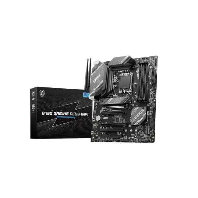 Tarjeta Madre MSI B760 Gaming Plus WiFi DDR5 LGA 1700 Soporta 4K 911-7D98-007-1
