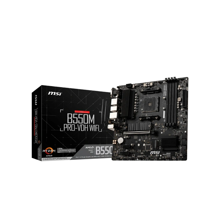 Tarjeta Madre MSI B550M PRO-VDH DDR4 AM4 MICRO-ATX DDR4 911-7C95-084 Color Negro-2