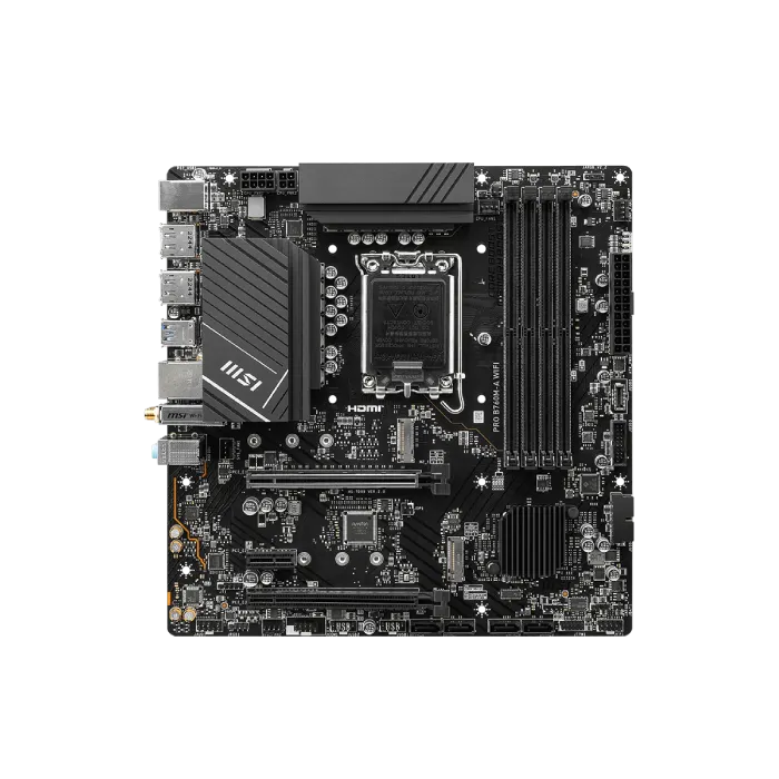 TARJETA MADRE MSI PRO B760M-A WIFI LGA1700 MICRO-ATX DDR5 911-7D99-007-3