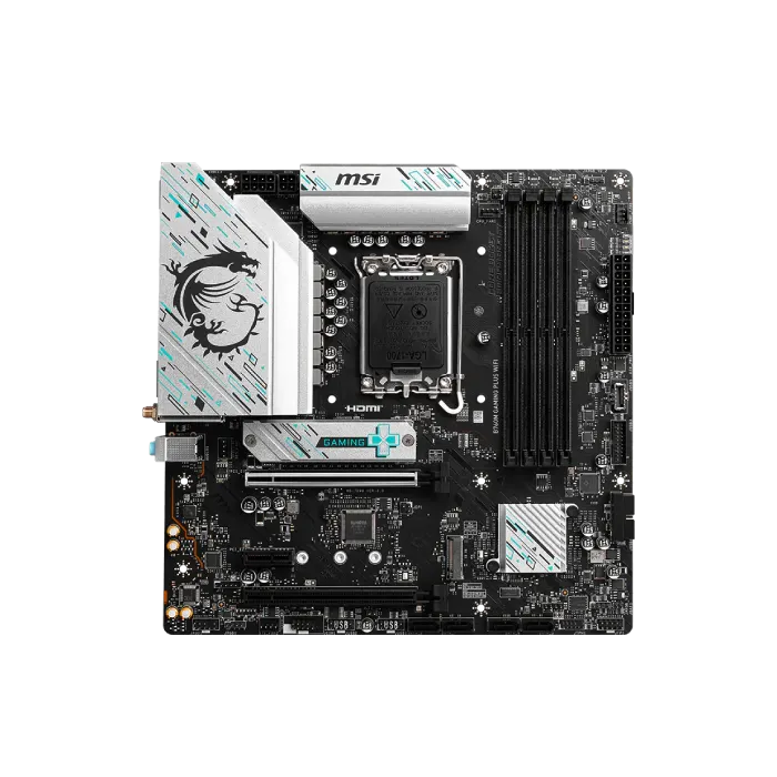 TARJETA MADRE MSI B760M GAMING PLUS WIFI LGA1700 MATX DDR5 911-7D99-032-1