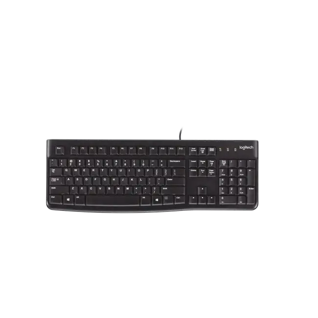 TECLADO LOGITECH K120 ALÁMBRICO NEGRO-4