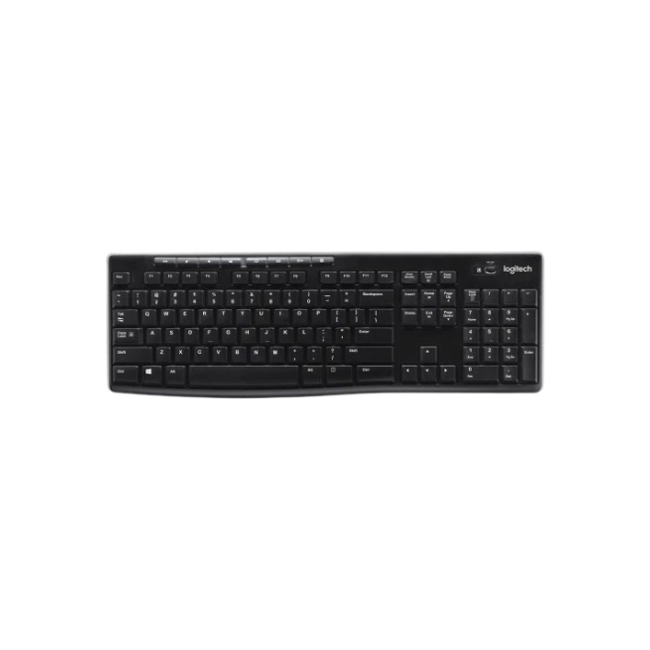 Teclado Logitech K270 Inalambrico USB Unifying 2.4Ghz Español Color Negro-1